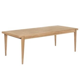 GUBI S-Table, rechteckig ausziehbar, 95 x 220-320 cm, Eiche matt lackiert