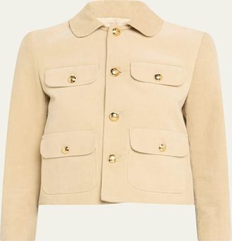 Nili Lotan Chamonix Corduroy Short Jacket