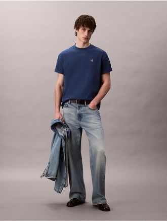 Calvin Klein Jeans Calvin Klein Mens Archive Logo Relaxed Crewneck T-Shirt - Navy - XS