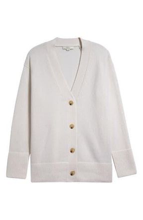 Vince Weekend Wool & Cashmere Cardigan in Off White at Nordstrom Rack, Size X-Large