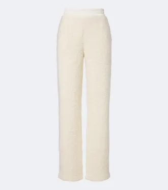 Moncler Pantaloni regular in boucl&eacute;