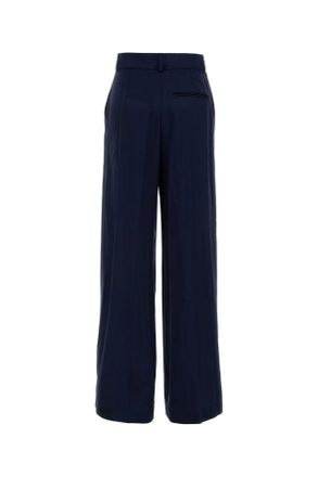 Alberta Ferretti A03011627 0290 Blu Exterior: Viscose Pantaloni Trousers