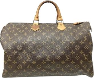 Louis Vuitton Pre-owned Handbags, female, Brown, Size: ONE SIZE Pre-owned Speedy 40 Monogram Handbag