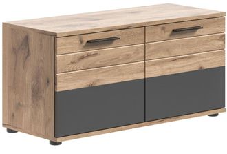 ebuy24 Banco Mason con decoraci&oacute;n de roble y almacenamiento