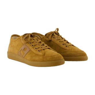 Isabel Marant Womens Klyce Sneaker Khaki Calfskin