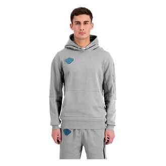 Black Bananas Heren, Sweatshirts & Hoodies, Grijs, Maat: XS Katoen