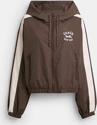 Coach Colorblock Windbreaker In Recycled Polyester