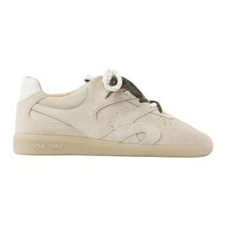 VIA VAI Schoenen, Dames, Beige, 37 EU, Leer, Nilla Macy Sneakers