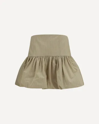 Ganni Ruffled mini Skirt Female 36