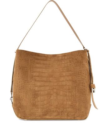 トートバッグ Hogan MEDIUM HOGAN HOCKET HOBO BAG Hogan Hocket Hobo Bag Medium BROWN for Woman