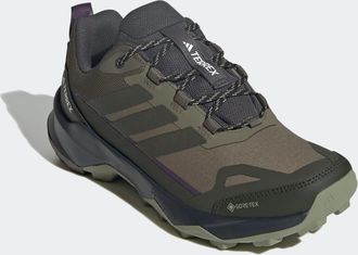 ADIDAS TERREX Wanderschuh ADIDAS TERREX TERREX SKYCHASER AX5 GORE-TEX, Damen, Gr. 38,5, olistr, ngtcar, tengrn, Synthetik, Textil, Schuhe Wanderschuh, wasserdicht