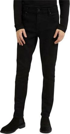 Guess Slim-fit Broek - Heren - Slim Fit Broeken - Zwart - W31 L32 - Leer - Broeken