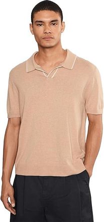 L.L.Bean Comfort Stretch Polo Short Sleeve Sweater Mens Regular Mens Sweatshirt Khaki Heather : 2XL, Cotton/Nylon