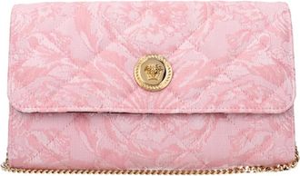 Versace Fabric Clutch Bag - Dames - Schoudertassen - Roze - ONE Size - Tassen