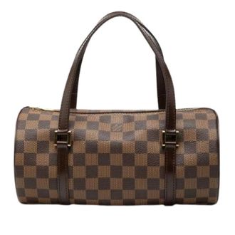 Louis Vuitton Pre-owned Papillon 26 - Dames - Pre-owned - Bruin - Maat: ONE Size Leer