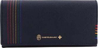JC de Castelbaljac Leather Long Wallet (Bi-Fold) (Pre-Owned)