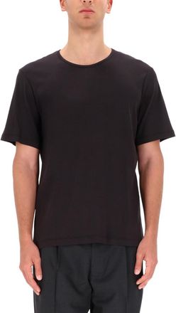 Christophe Lemaire Black Crew Neck T-Shirt