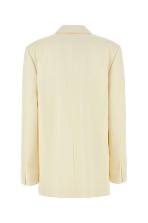 Jil Sander Womens Cream Wool Blazer 108 Giacche E Gilet