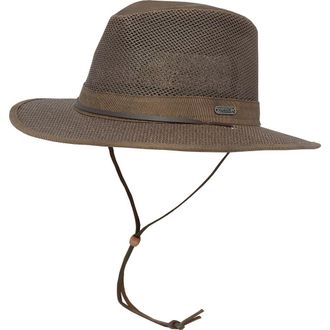 Sunday Afternoons Sunday - EasyBreezer Hat - Unisex Sun Hat with Chin Strap, Tobacco Brown, Large