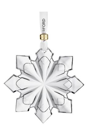 Waterford 2025 Annual Snowflake Crystal Ornament at Nordstrom