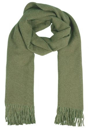 Capelli Modeschal CAPELLI NEW YORK, Damen, olive, Polyester, Strukturmuster, unifarben, Modet&uuml;cher Modeschal, Fransenkante, w&auml;rmend