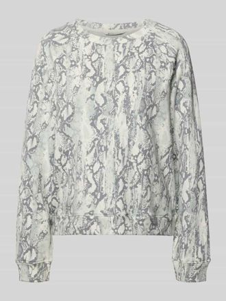 Tom Tailor Denim Comfort Fit Sweatshirt aus Baumwoll-Mix in Hellgrau, Gr&ouml;&szlig;e XS