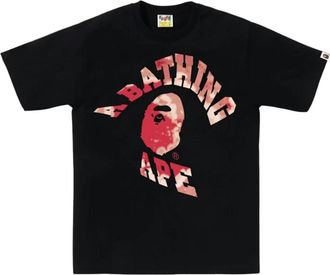 A Bathing Ape Tie Dye Twist College T-Shirt Black 1L30-110-042-BLK