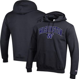 Champion Mens Champion Black Washington Huskies Arch Over Logo Pullover Hoodie at Nordstrom, Size Xx-Large