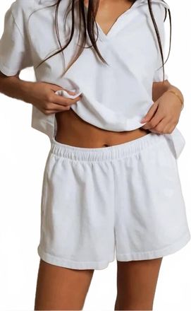 perfectwhitetee The Liz Pull On Short In White