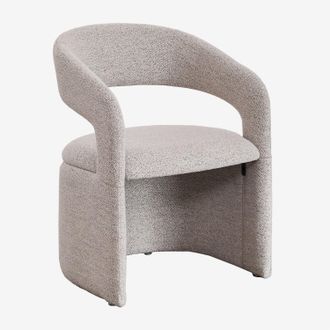 Sklum Sklum - Pack De 2 Sillas De Comedor Con Reposabrazos Tapizadas Jules