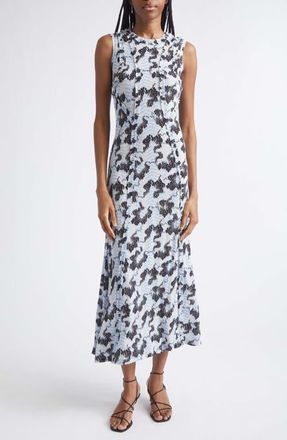 Ulla Johnson Isabelle Jersey Midi Dress in Ciel at Nordstrom, Size X-Small