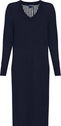 Vilebrequin Lysia Gehaakte Jurk - Dames - Kleedjes - Blauw - S - Katoen - Kleedjes