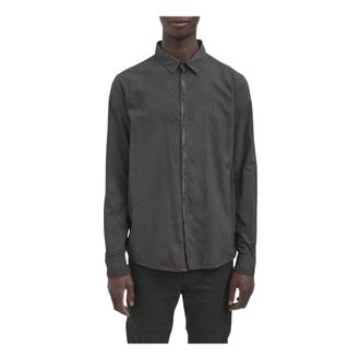 Po&eacute;me Boh&eacute;mien Regular Fit Shirt Sh-01 - Heren - Casual Overhemden - Grijs - M - Katoen - Overhemden