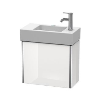 Duravit Duravit Xsquare Vanity Unidad De Pared 48.4x24.0 Cm, 1 Puerta, Parada A La Derecha, Para El Lavabo Vero Air 072450, Color (frente/cuerpo): Perla De Al