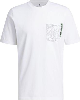 adidas City Escape Graphic Pocket Tee White H49665