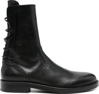 Ann Demeulemeester Lace-up Calf Leather Boots