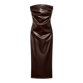 Aniye By Kate Mini Jurk - Dames - Jurken - Bruin - Maat: M Poliester