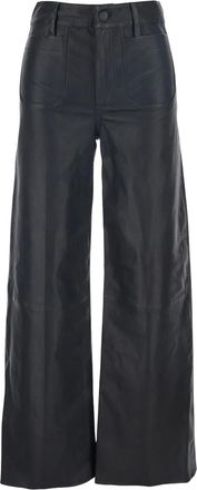 Frame Denim leather trousers - Black