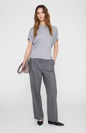 Anine Bing Zadig Tee in Grey Melange at Nordstrom, Size X-Small