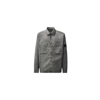 C.P. Company C.p. Company - Technische Overshirt - Heren - Jassen - Grijs - Maat: M Nylon