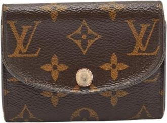 Louis Vuitton Pre-owned Wallets, female, Brown, Size: ONE SIZE Pre-owned Vintage Canvas Wallet