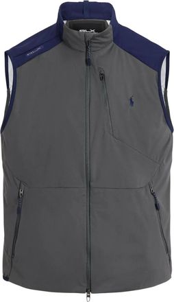 Ralph Lauren colour-block zip-up gilet - men - Polyester - L - Grey