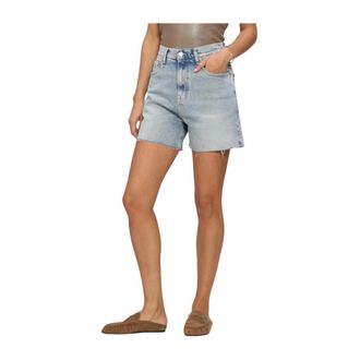 Tommy Jeans MOM Short Bj8115 - Dames - Korte broeken - Blauw - Maat: W26 Denim