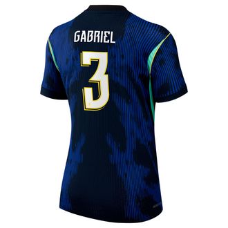 Nike Jordan Gabriel Magalh&atilde;es Brazil National Team 2026 Match Away Jordan Womens Dri-FIT ADV Soccer Jersey in Blue | NN203940218-CBF