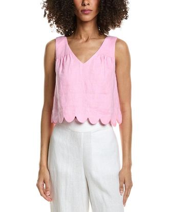 Tyler B&ouml;e Tyler B&ouml;e Emery Linen Crop Top