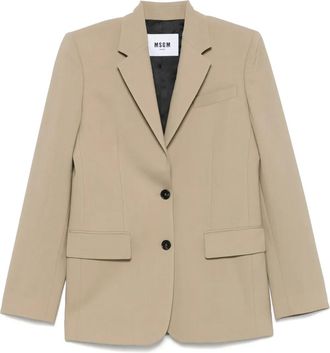 Msgm Blazer monopetto - Toni neutri