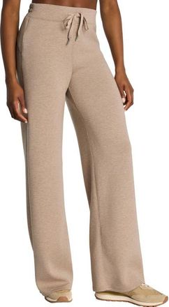 Spanx AirEssentials Wide Leg Pants in Dune Heather at Nordstrom, Size X-Large