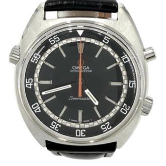 Omega Pre-owned 145.008 Polshorloge - Heren - Pre-owned - Zwart - Maat: ONE Size Leer