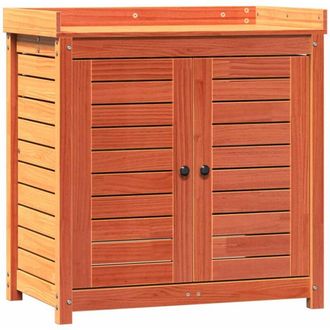 vidaXL Mesa Plantaci&oacute;n Con Estantes Madera Pino Marr&oacute;n 82,5x50x86,5 Cm Vidaxl