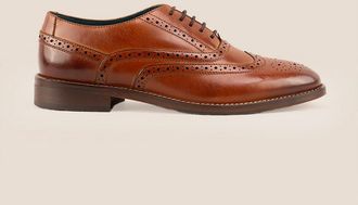 Oswin Hyde Mens Winston Tan Wide Fit - Brown - Size: 12
